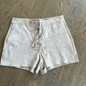 Stone Suede Rag and Bone Shorts